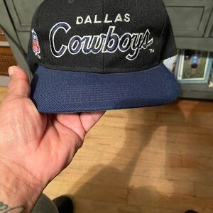 Dallas Cowboys Black and Blue Cap